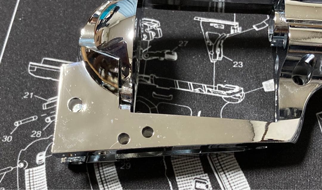 大空　新品未使用 HWS SAA シルバー アーティラリー バレルフレーム