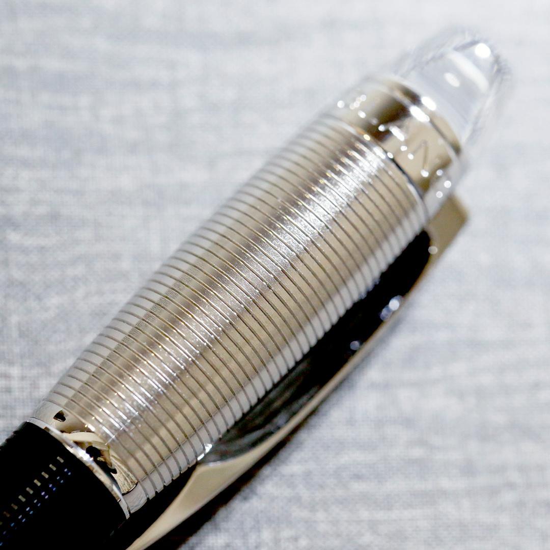 【極美品 送料込み】モンブラン 万年筆 スターウォーカー メタルドゥエ