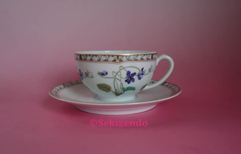 アビランド アンペラトリスユジェニー　カップ＆ソーサー　リモージュ　２４８７