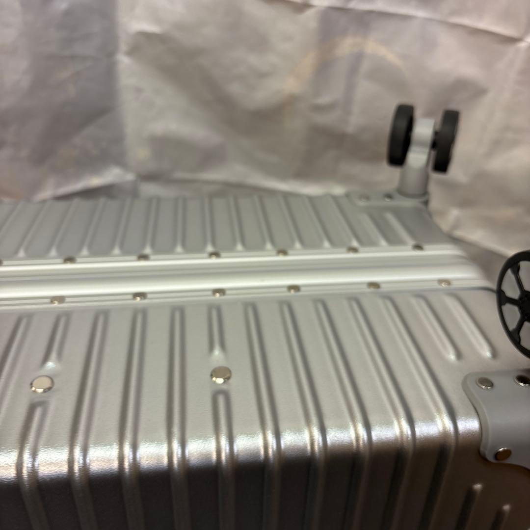 WanderMore スーツケース キャリーケース アルミフレーム シルバー