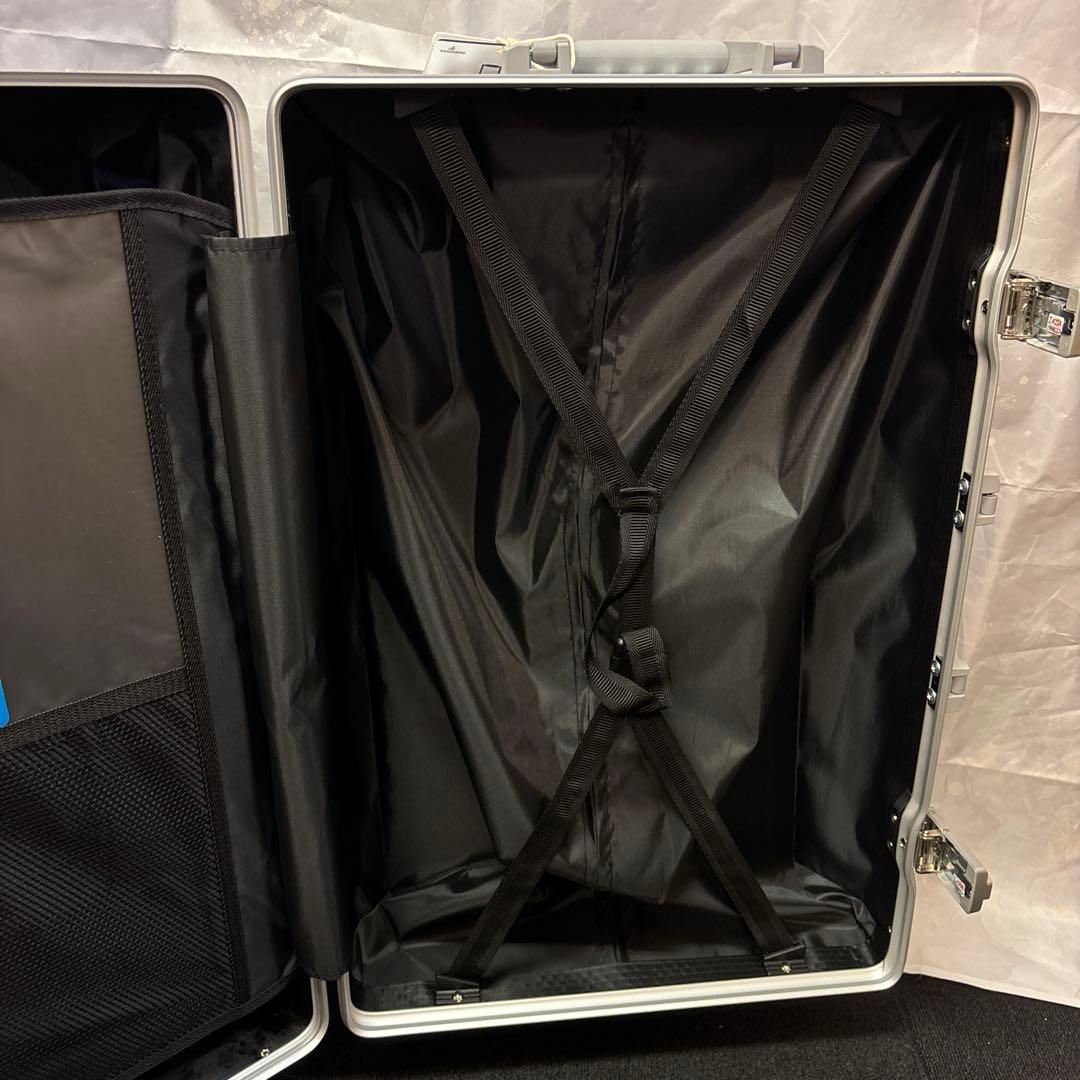 WanderMore スーツケース キャリーケース アルミフレーム シルバー