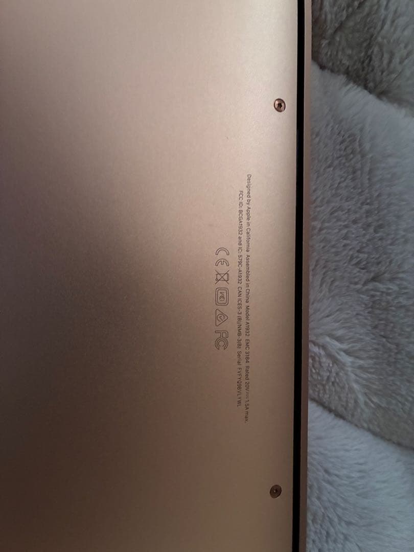 Z*e様 【美品】Apple MacBook Air 2018 ローズゴールド1