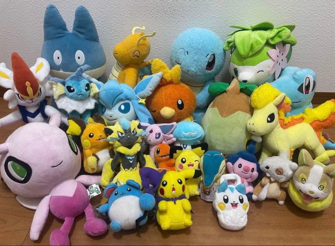 大量　ポケットモンスターぬいぐるみ　①
