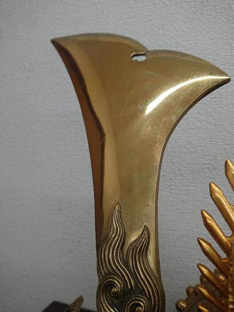 H1 牡丹獅子星兜 兜飾 観音様 Japanese Helmet Kabuto