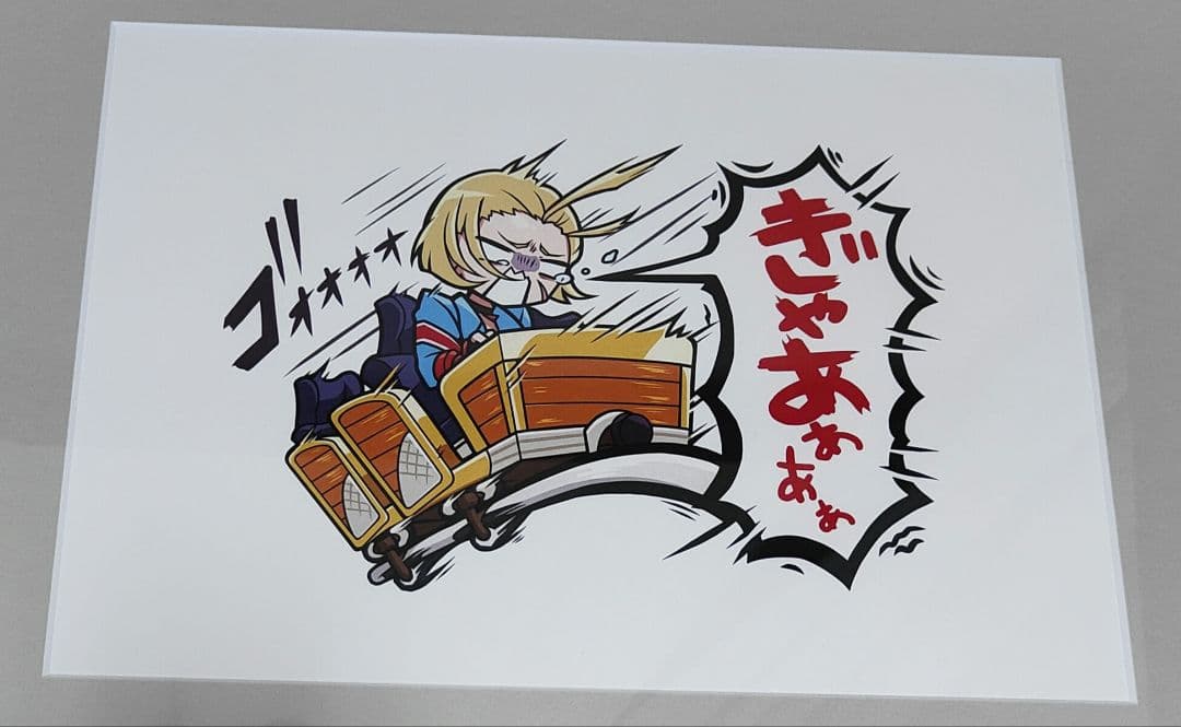 当選品 ストリートファイター キャミィ 額装仕様 カプ旅ステッカーイラスト