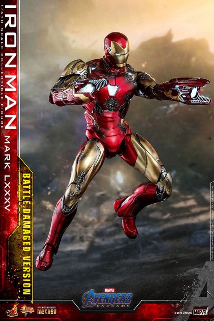 Hottoys アイアンマン マーク85 バトルダメージ版 ボーナスアクセサリー