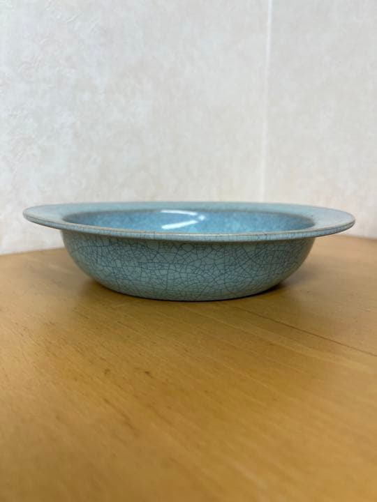 中国宋元官汝窯のお皿　唐物　古美術品　江戸アンティーク骨董コレクション青磁