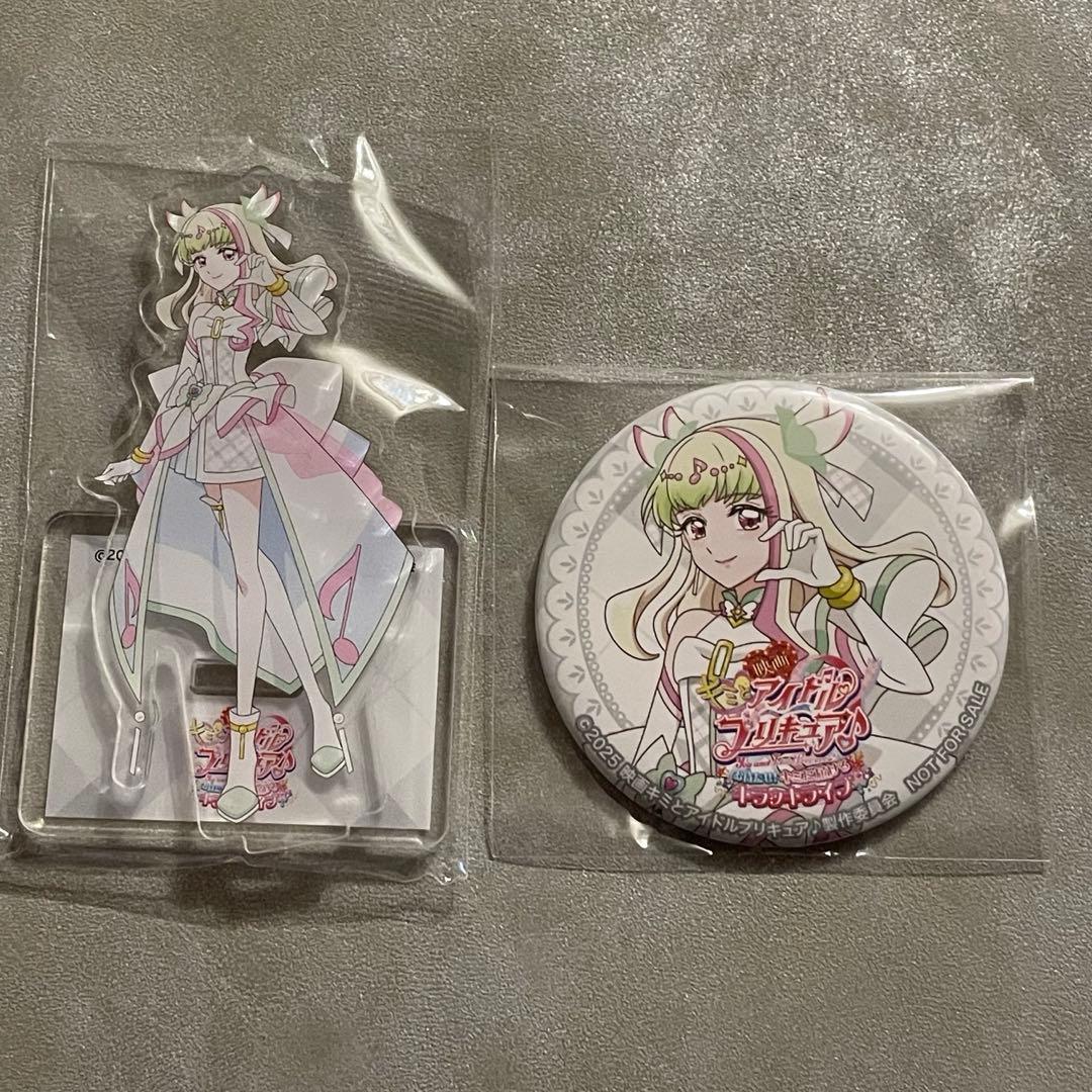 キミとアイドルプリキュア 映画 Amazon限定 アクリルスタンド 缶バッジ