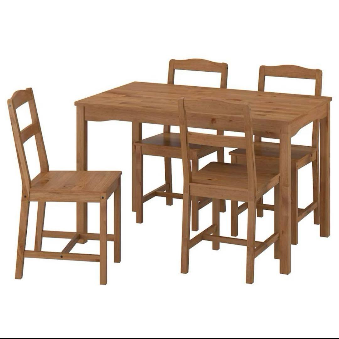 イケア IKEA JOKKMOKK ヨックモックテーブル＆チェア4脚