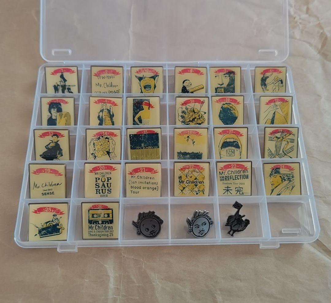 ミスチル、Mr.Children、ピンバッジ全種類セット