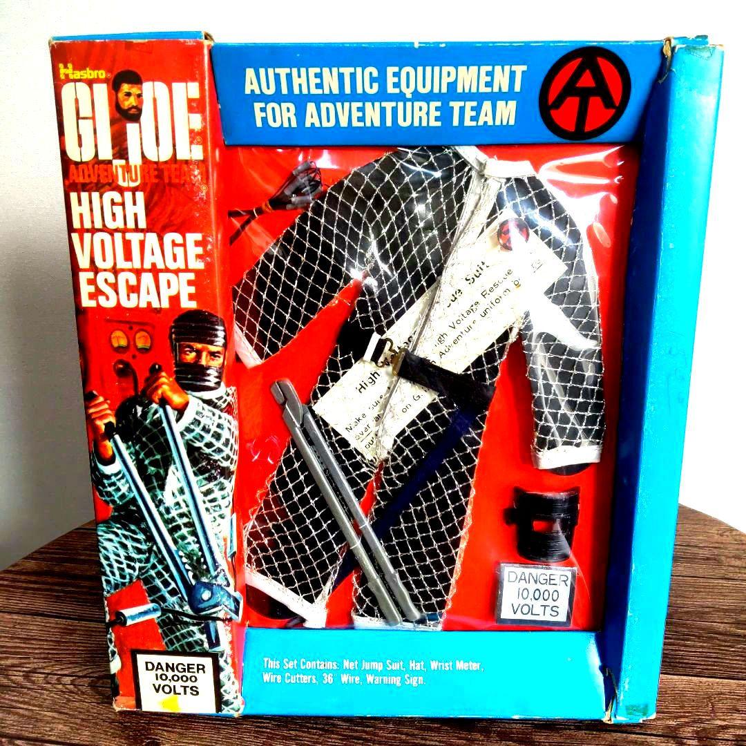 ビンテージ　GIJOE アドベンチャー　ハイ・ボルテージ　エスケープ　1972