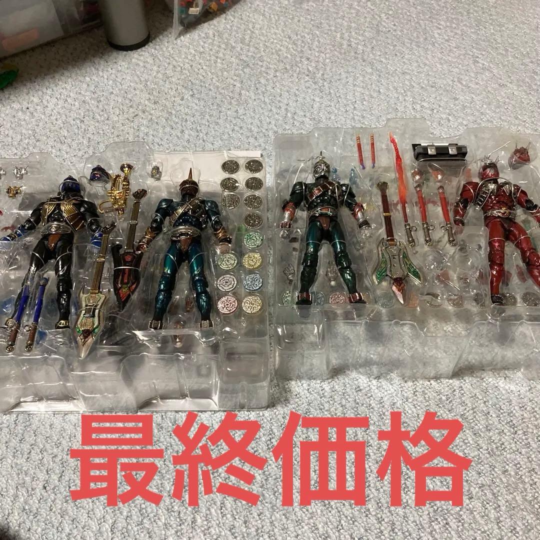 S.I.C 仮面ライダー響鬼(紅)威吹鬼　斬鬼　轟鬼セット
