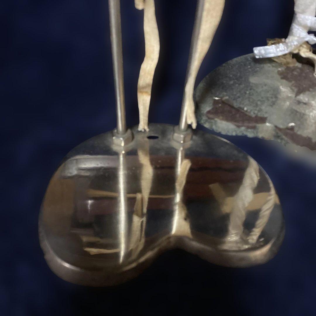 市松人形用立ち台　ハート型鋳物製　京都歌舞伎屋