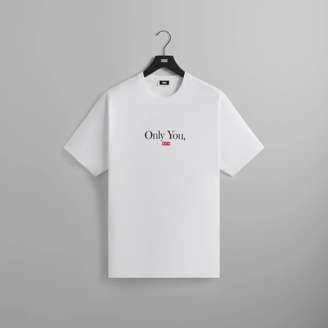 新品　KITH　立体感のあるパフプリント仕様　合わせ易い希少な赤ボックスロゴＴ