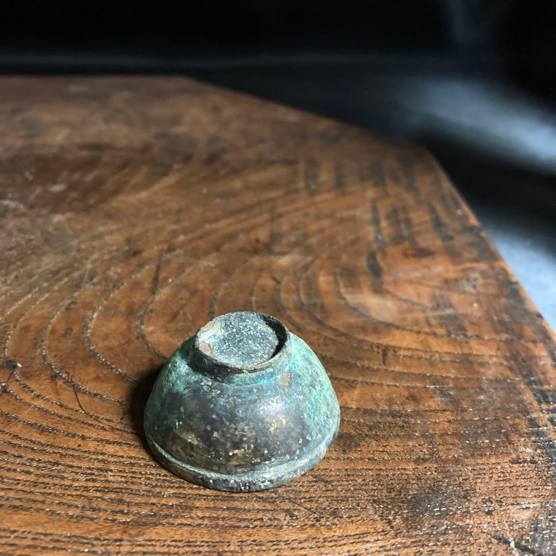 赤札閉店セール❗️【ギャラリー三益】古美術　唐代鍍金青銅盃