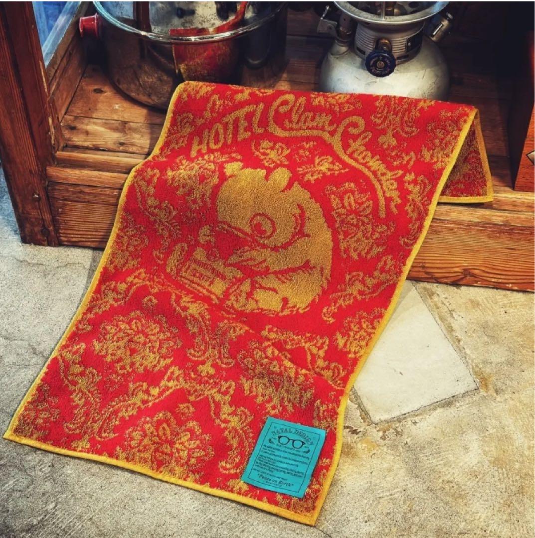 新品・未使用　ネイタルデザイン　ゴッコ堂　コラボタオル　ホテルクラムチャウダー