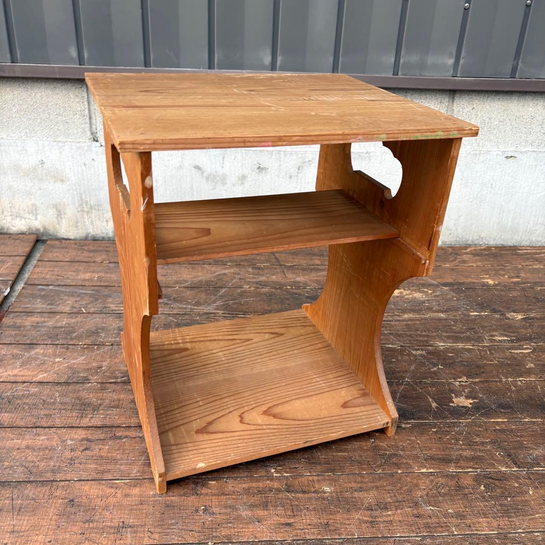 C1昭和レトロ 茶道具 玄々斎好 杉棚 風炉先棚 置き棚 茶棚 茶室道具 古道具