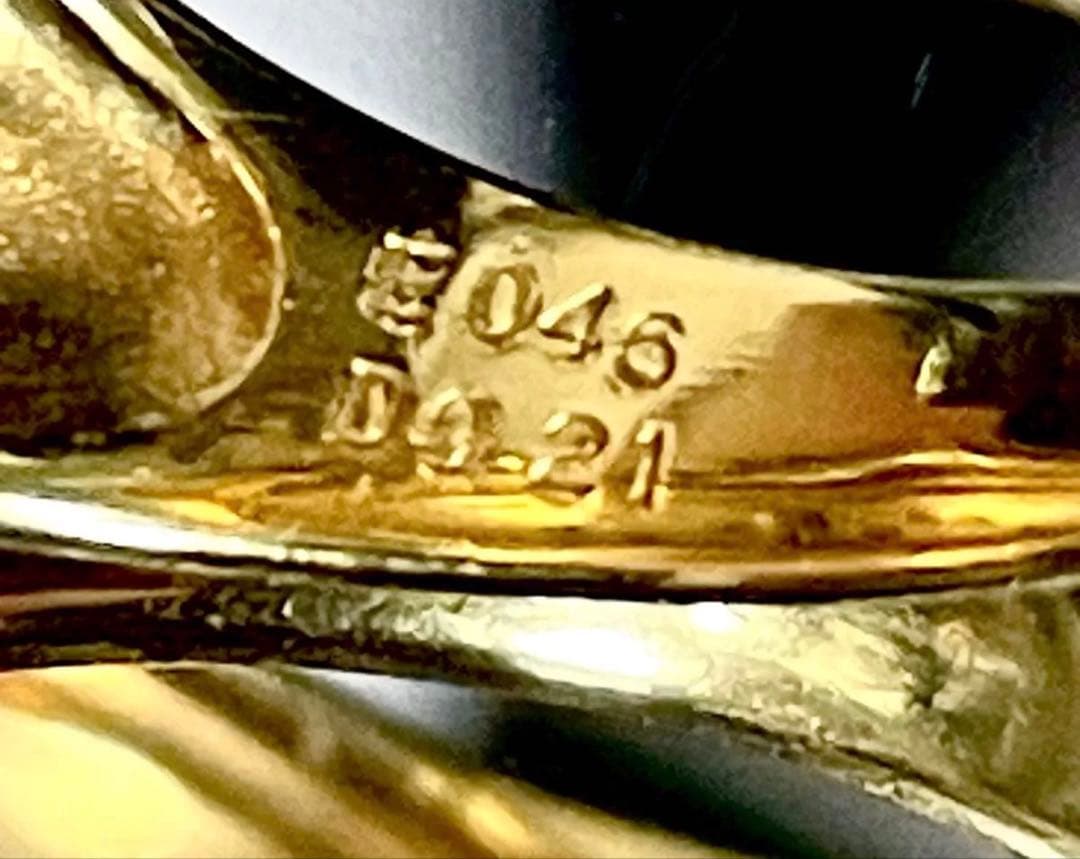 エメラルド0.46ct ダイヤモンド0.21ctデザインリング 18k ゴールド