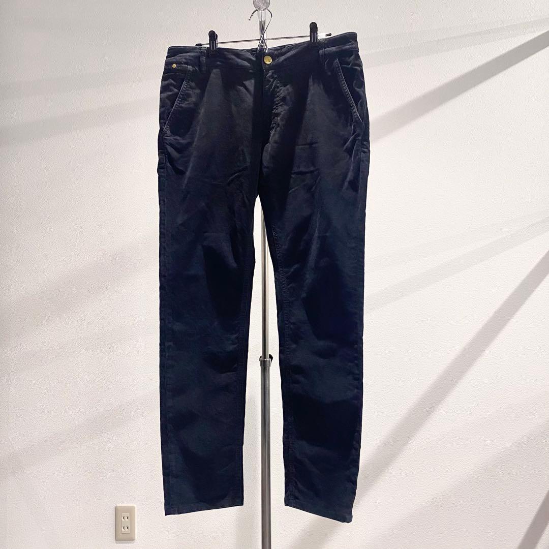 PT TORINO コーデュロイパンツ　ダークネイビー