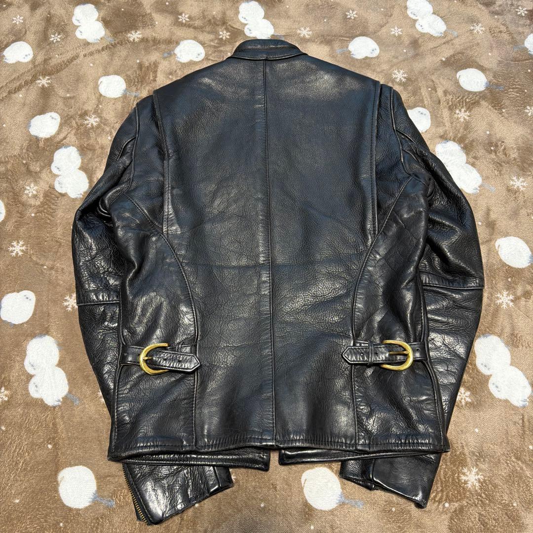 vanson ライダースジャケット シングル レザー Type B 難有