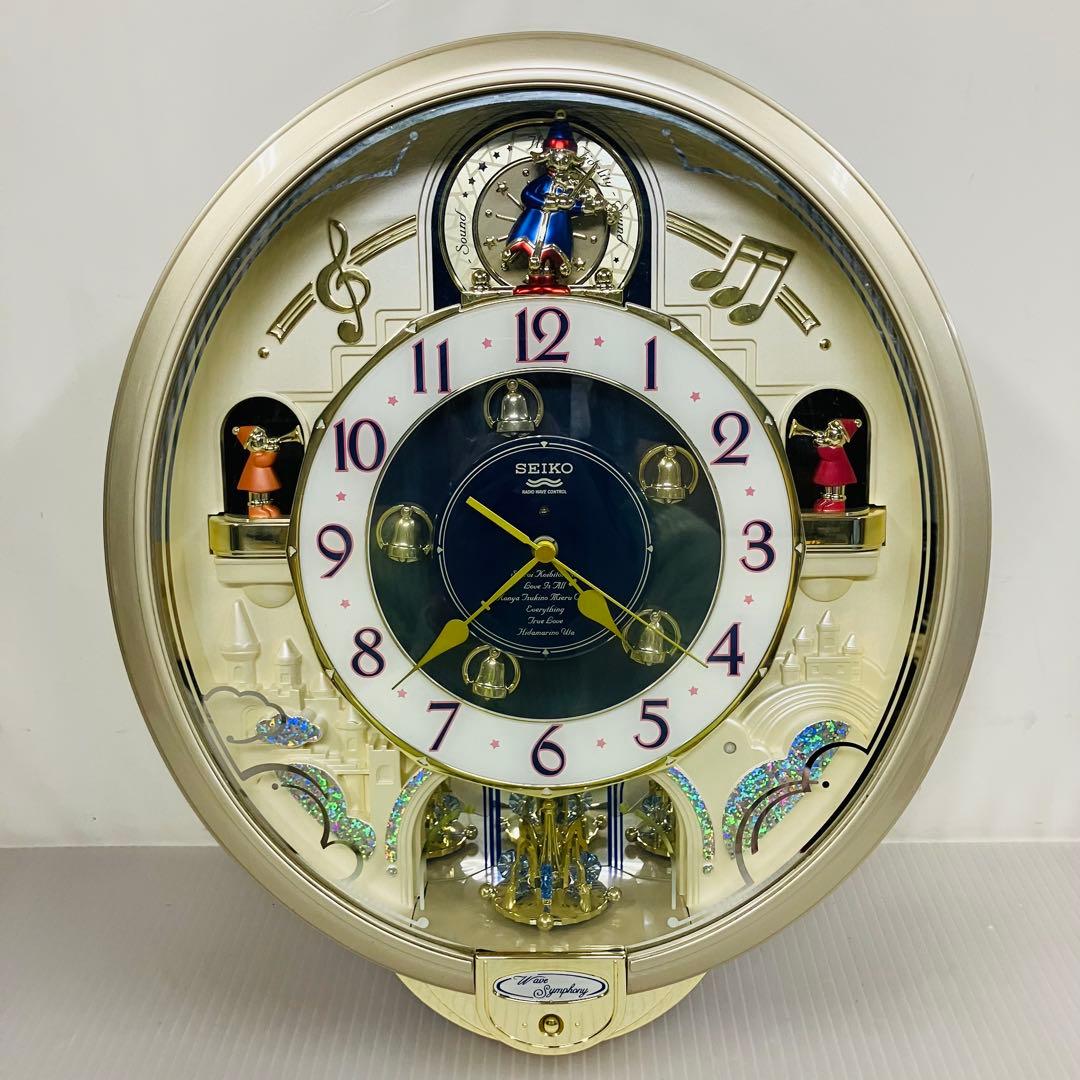 1RR1 SEIKO 電波時計 ウェーブシンフォニー RE555S からくり時計