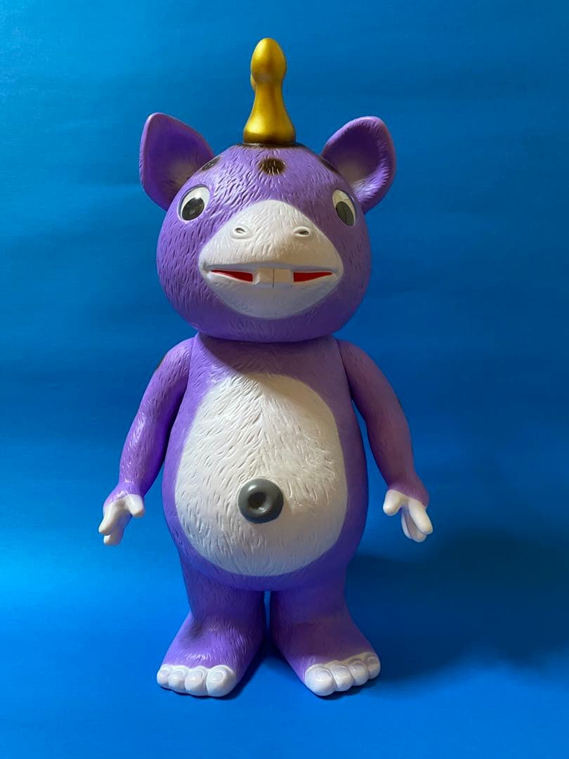 イヌクマ★快獣ブースカ★ジャイアントサイズ【ラベンダー】未使用新品 色紙付き