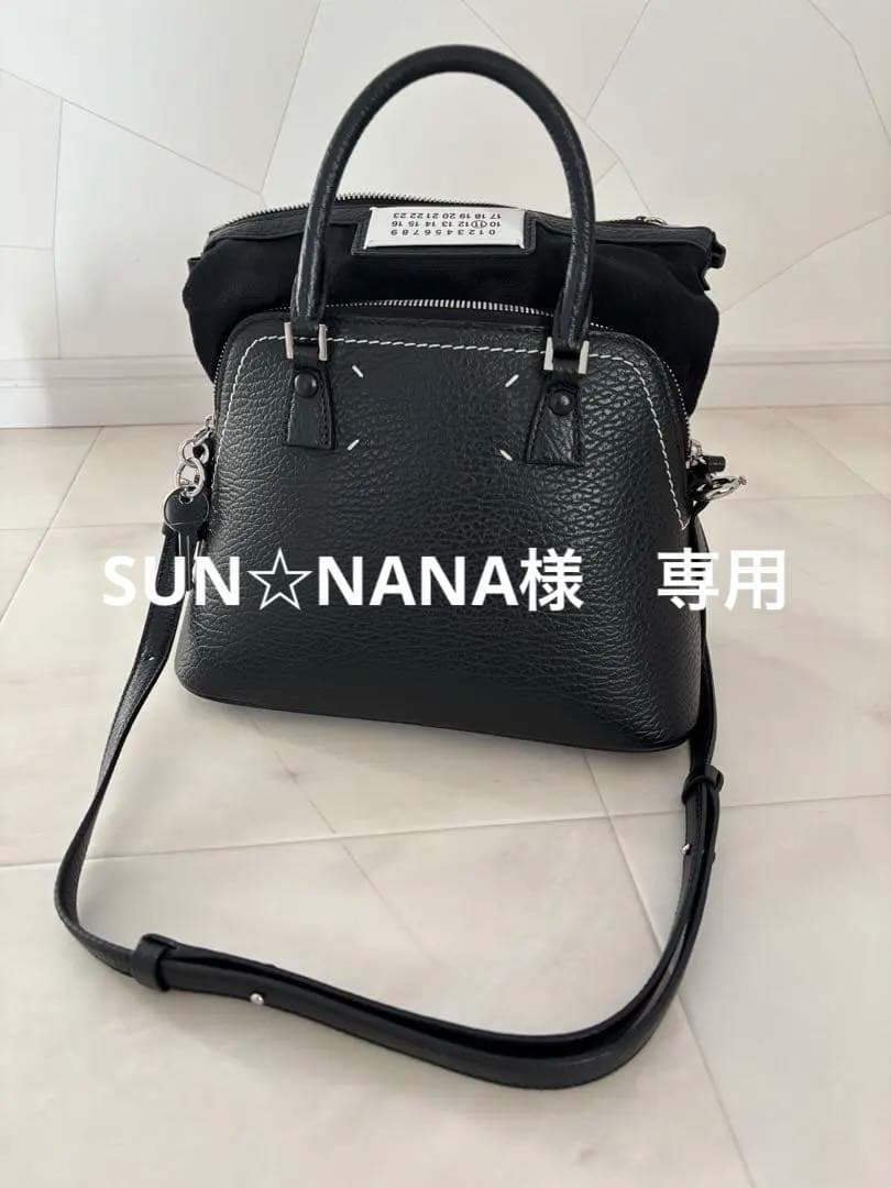 Maison Margiela 5AC ミニ　ブラック ハンドバッグ