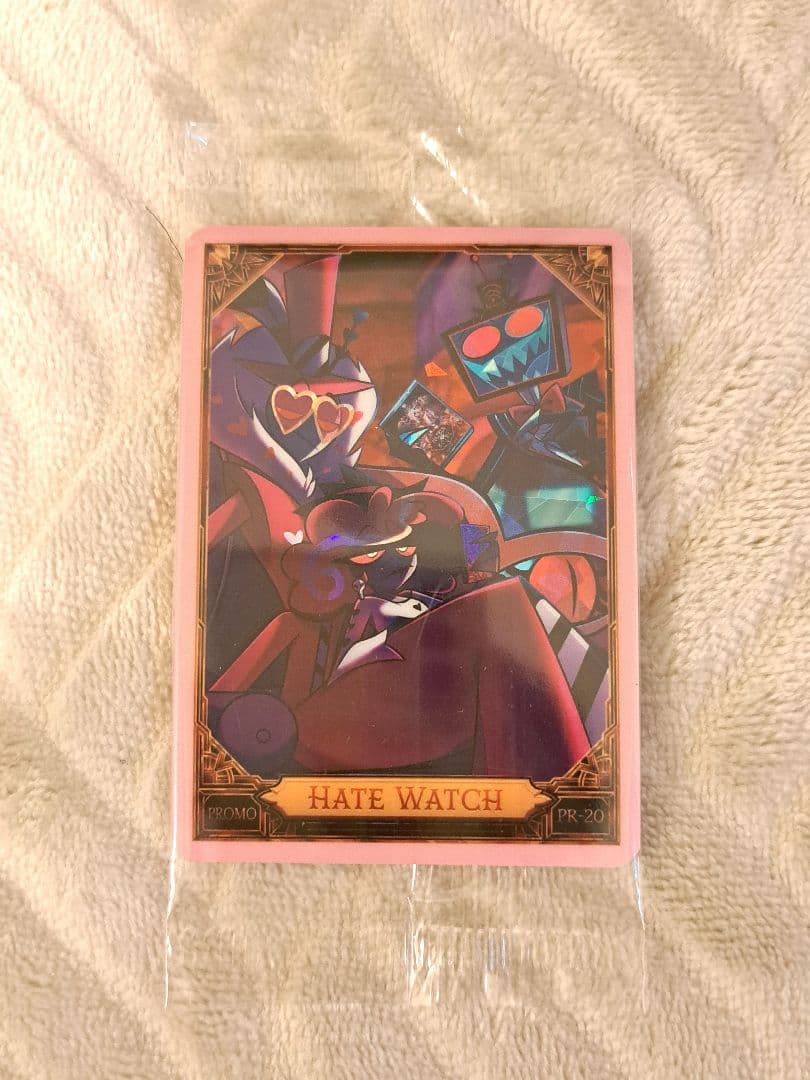 カード・フォト・ブロマイド Hazbinhotel pink cracked ice Hate watch