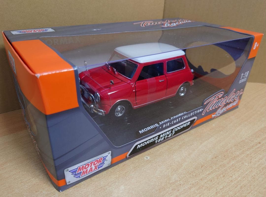 1/18 モーリス ミニクーパー レッド 1961-1967 morris