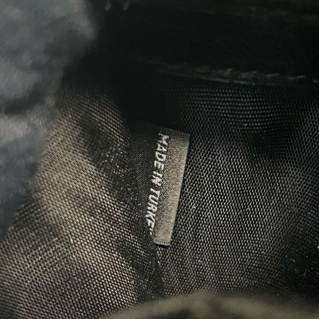 希少✨ミュウミュウ 二つ折り財布 マテラッセ ロゴ金具 レザー ブラック