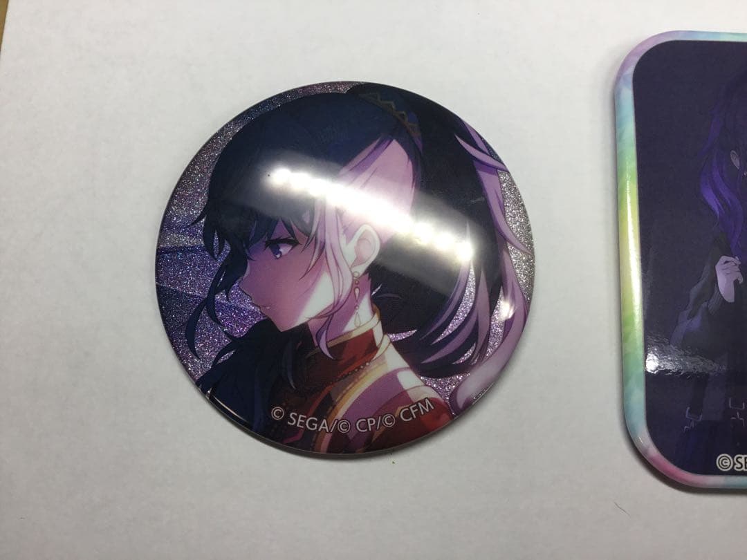 朝比奈まふゆ グリッター缶バッジ スクエア缶バッジ・カードセット