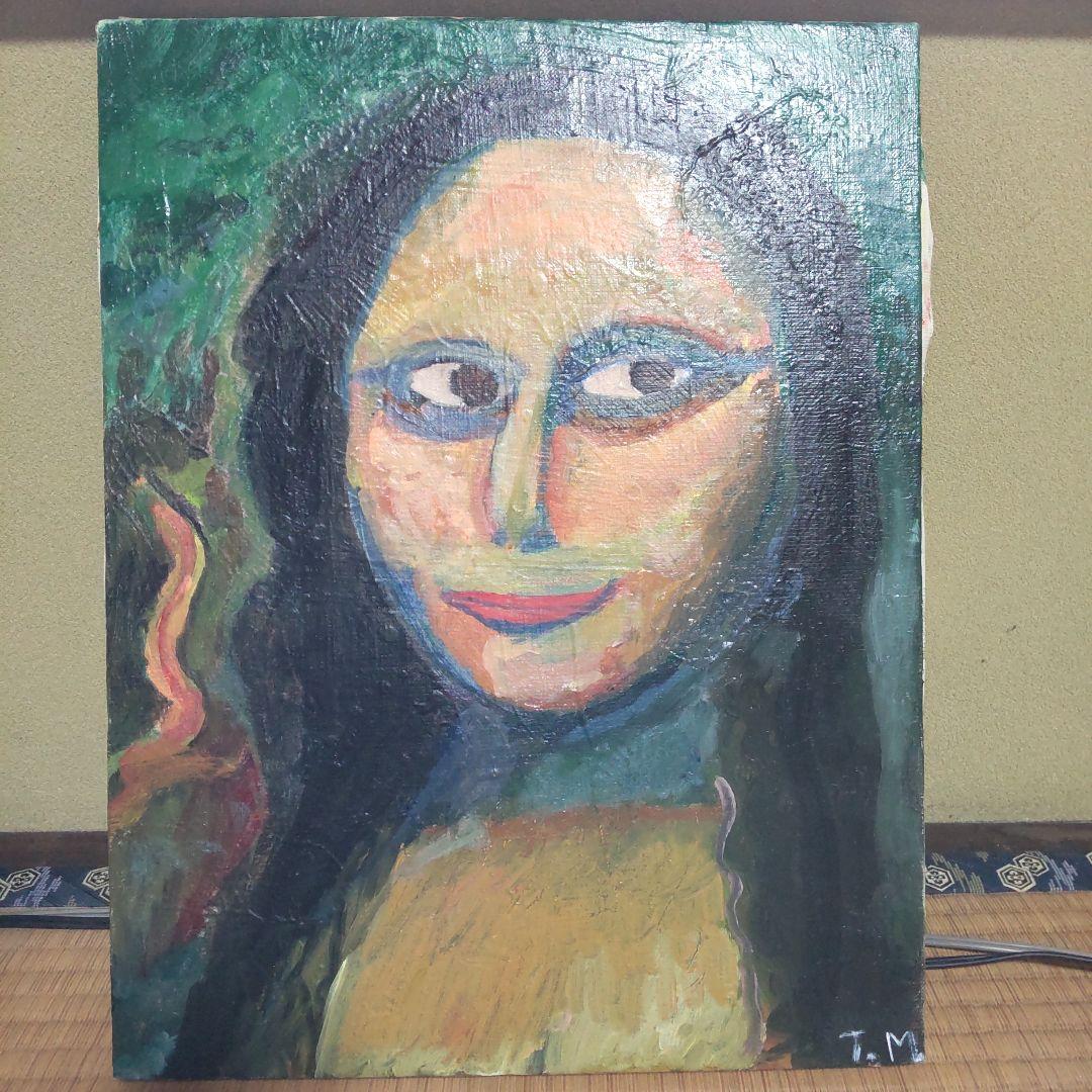 微笑みの絵　人物画