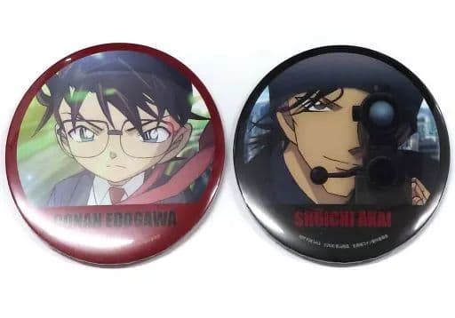 名探偵コナン 緋色の弾丸 アニメイト購入特典江戸川コナン&赤井秀一 缶バッジ