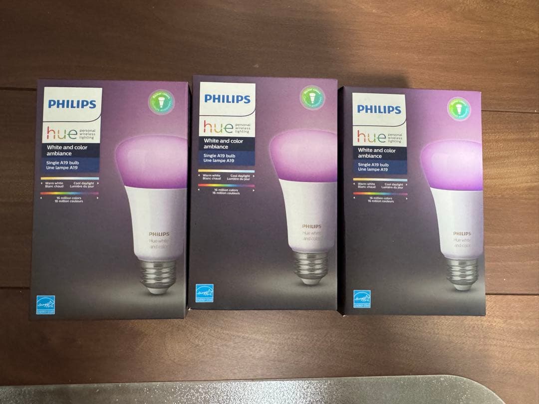 PHILIPS Hue LED電球 800ルーメン 3個セット