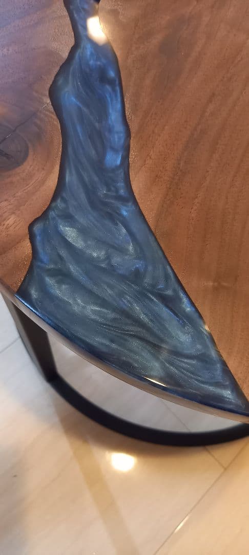 レジンテーブル　リバーテーブル　丸テーブル　コーヒーテーブル　サイドテーブル