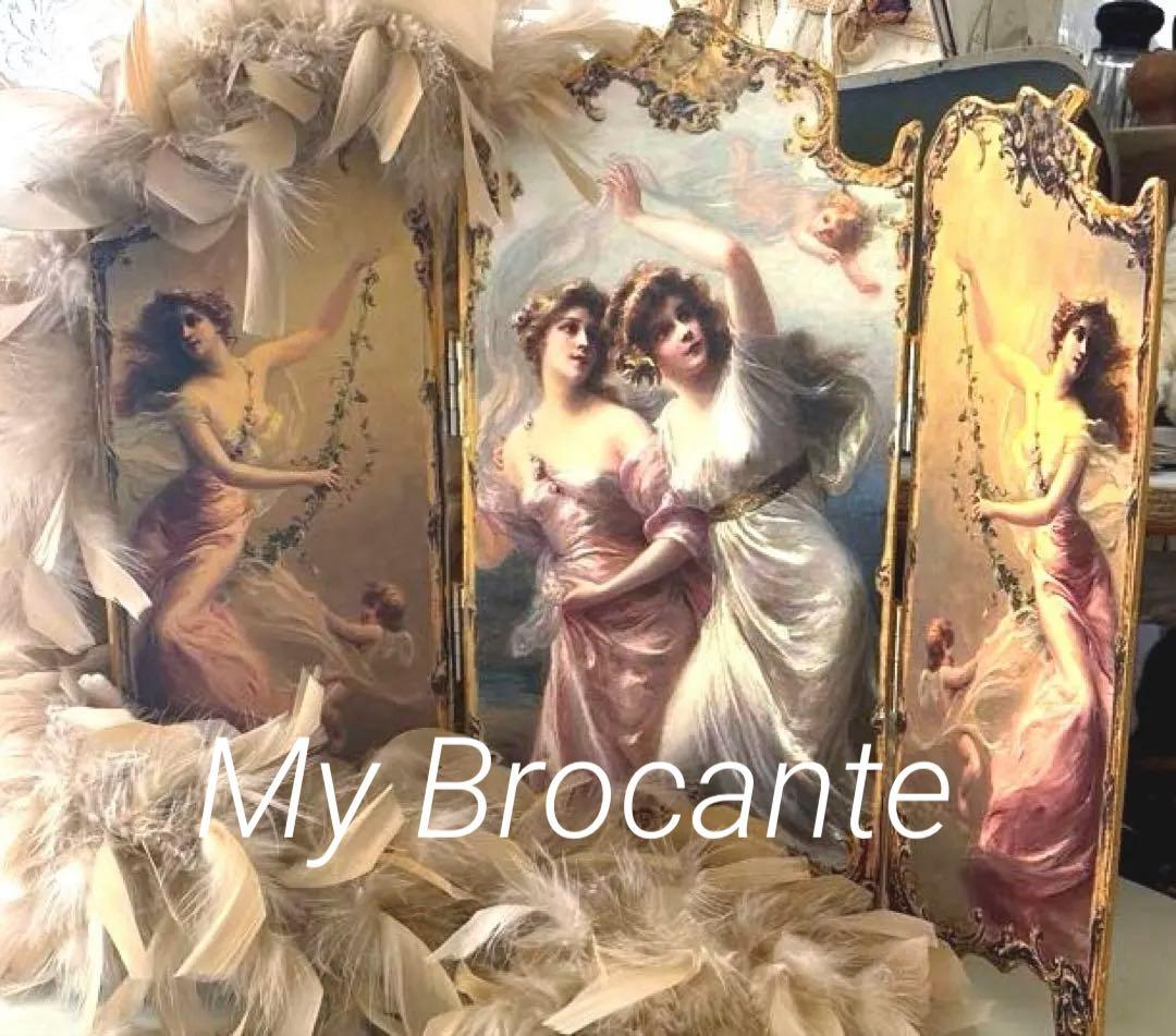 アンティーク雑貨 Beautiful tabletop partition.