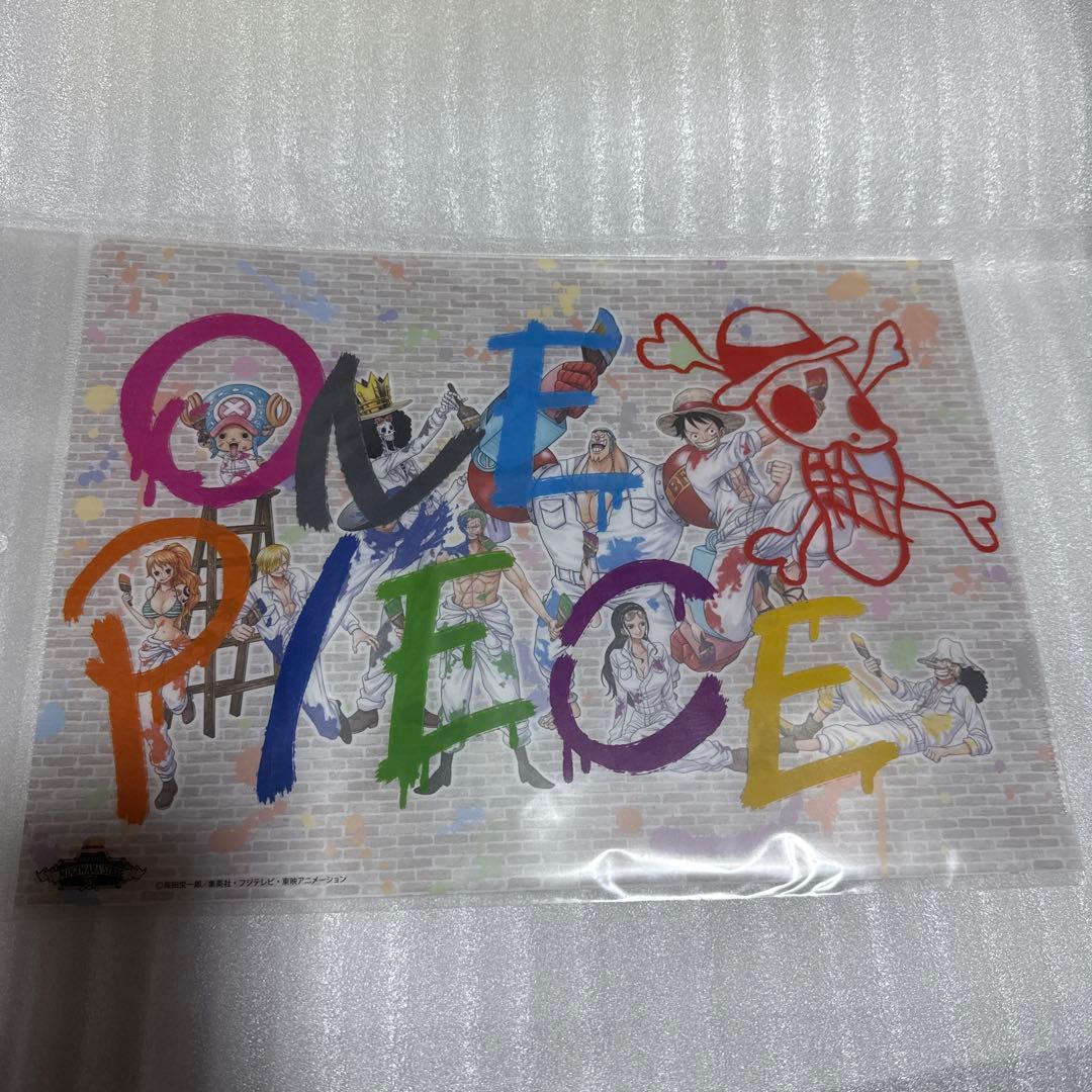 麦わらストア ワンピース ONE PIECE カラフルクリアファイル