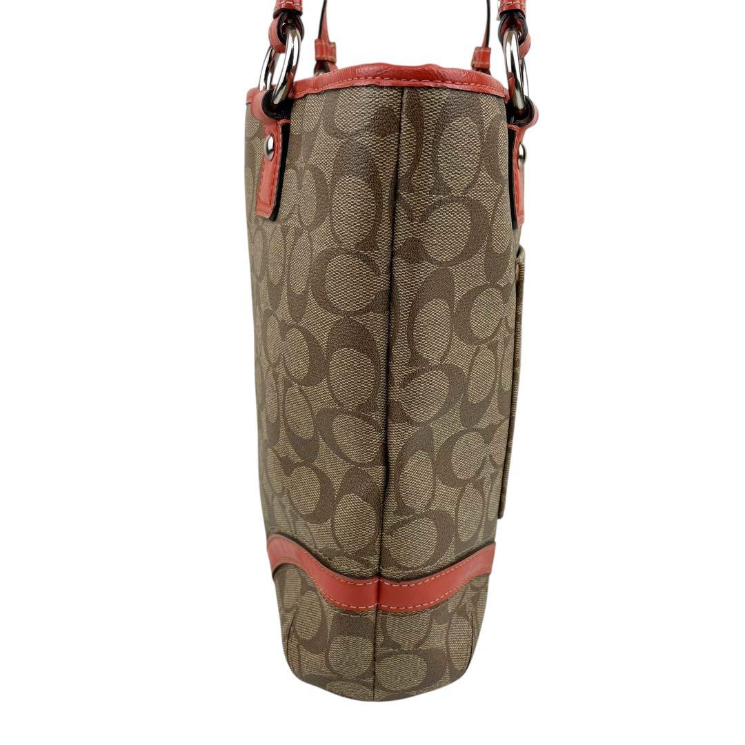 ✨美品　coach コーチ　ショルダーバッグ　肩掛け　PVC レザー 18917