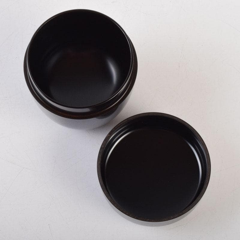 茶道具　加賀蒔絵師　中村孝也作　桜蒔絵　中棗　共箱　V　9196