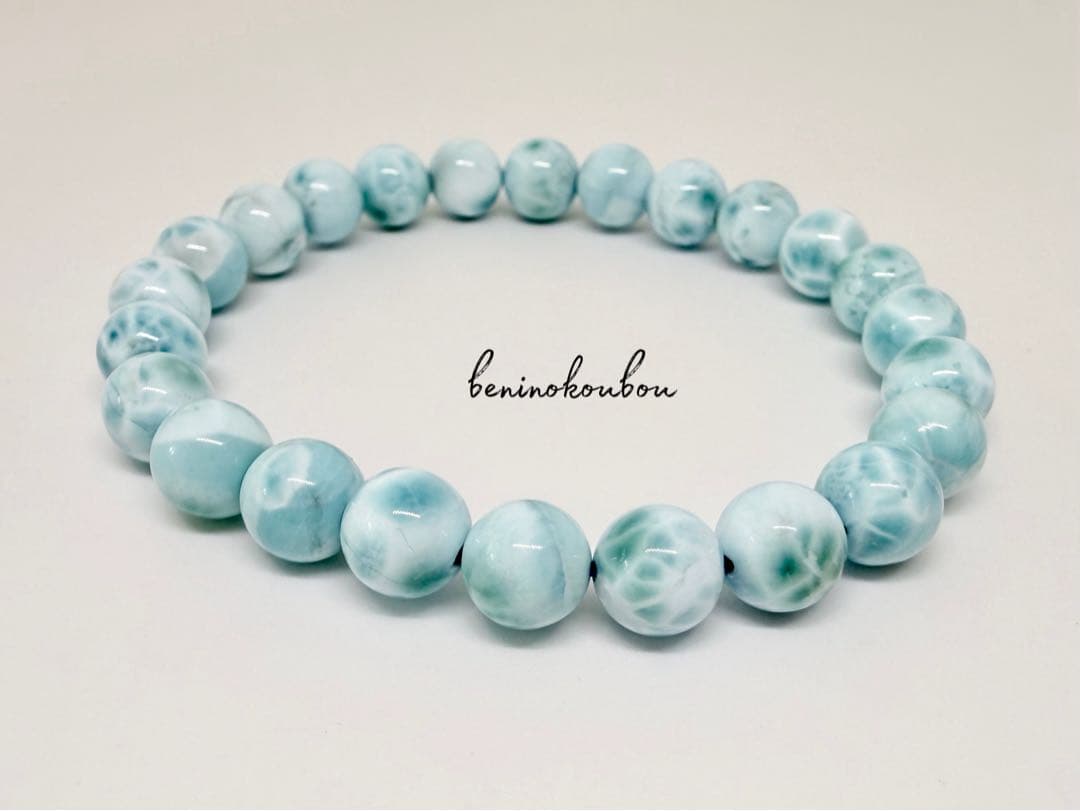 海の静けさを纏う｜高品質ラリマー 天然石ブレスレット