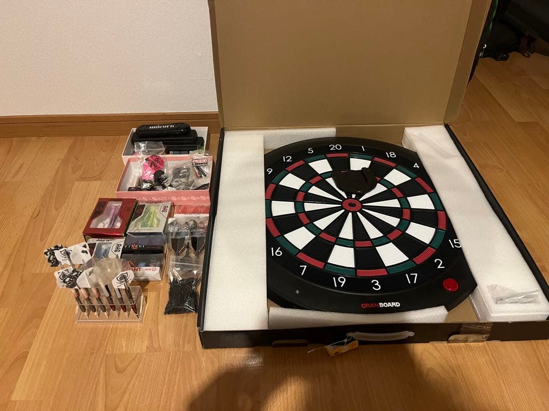 GRAN DARTS ボード グランボード3s グリーンタイプ 電子ダーツボード