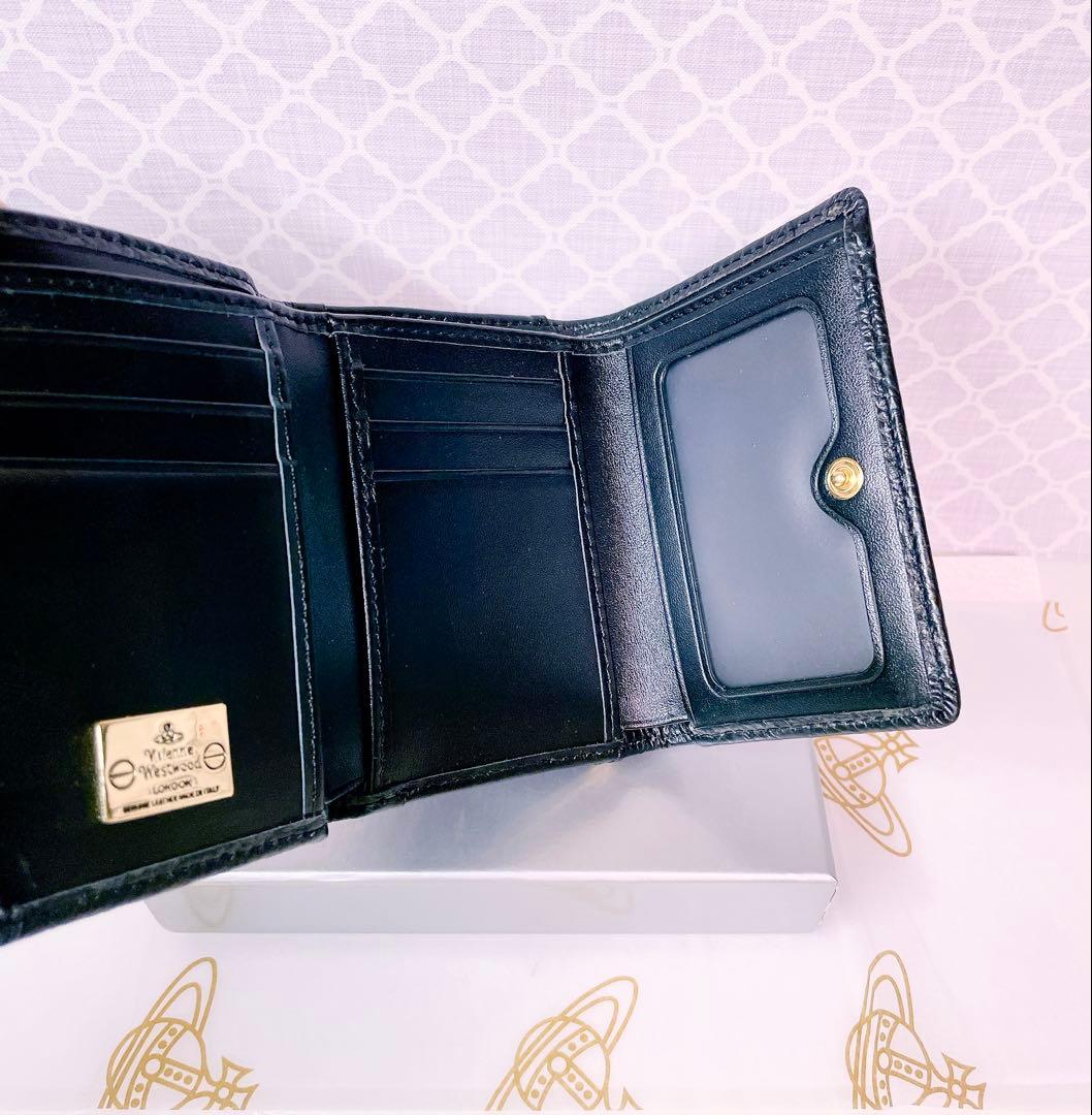 【魅力的☆ショッパー付】オーブ ヴィヴィアン・ウエストウッド 三折財布