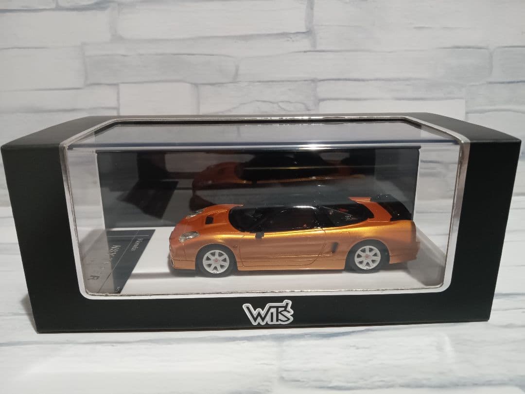 1/43 Wits　ホンダ　NSX タイプR　ミニカー　オレンジ