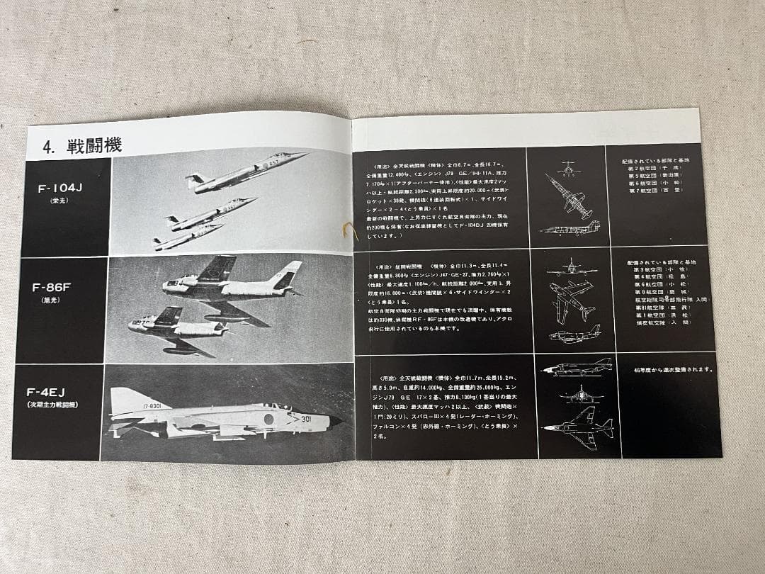 極美品！【1972年】第１０回入間航空祭 パンフレット ブルーインパルス他 希少