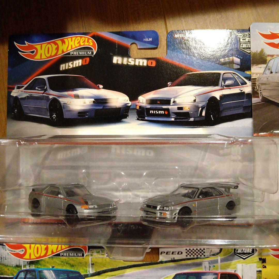 ホットウィール 2カーパック 4セット GT-R ベンツ ムーンアイズ 510