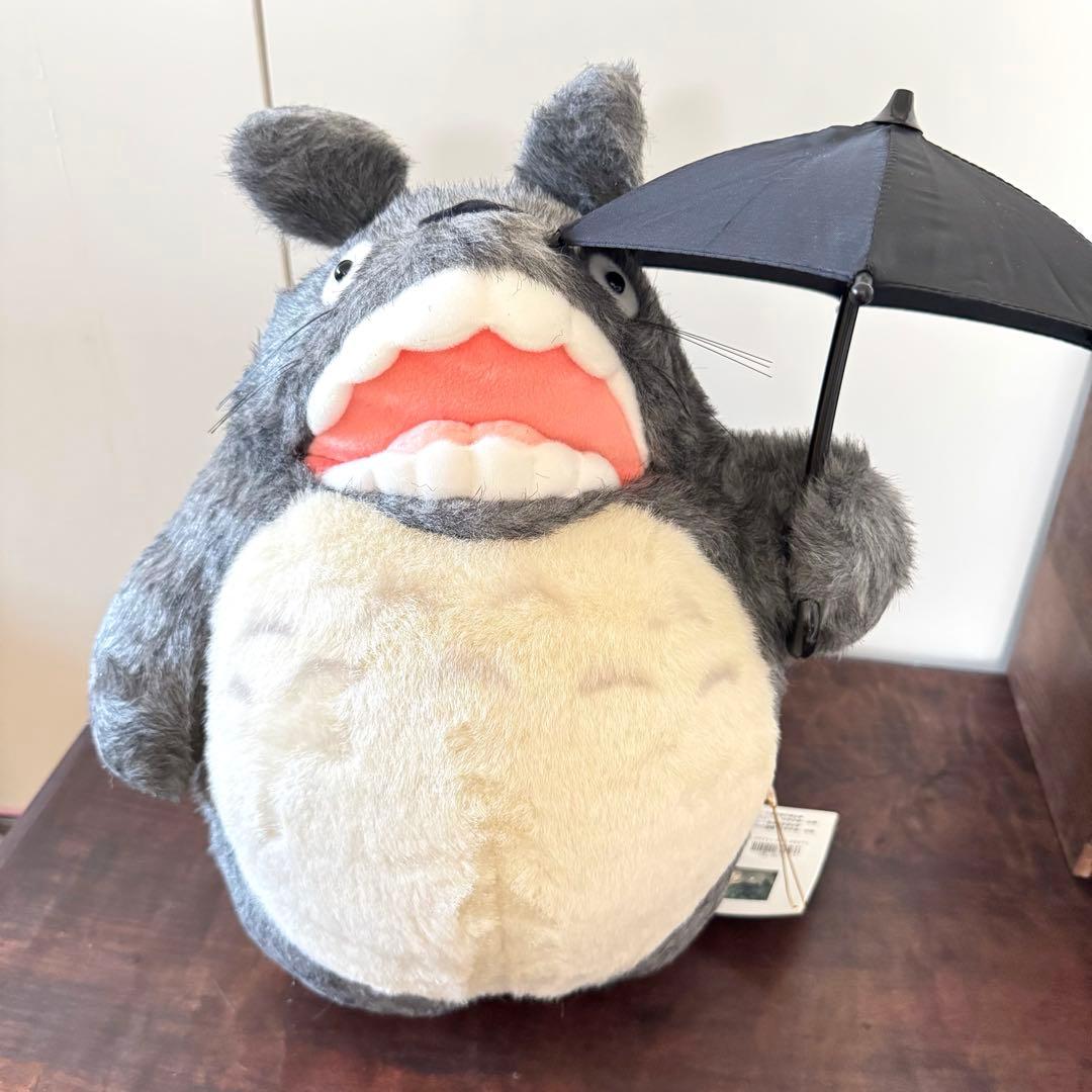 【昭和レトロ】となりのトトロ　ジブリ　ぬいぐるみ　傘付き　激レア　コレクション