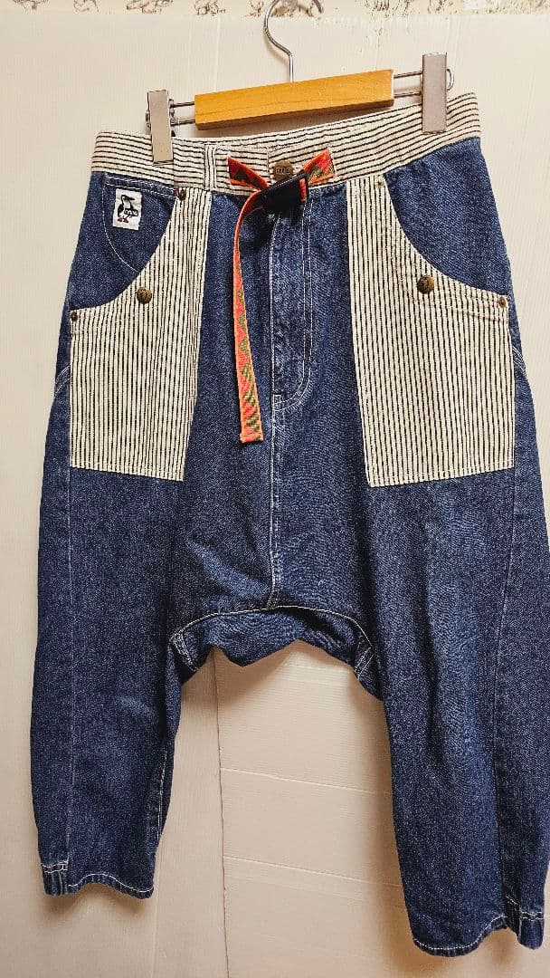 CHUMS x FRAPBOIS コラボレアな♥️デニムサルエルパンツ デニム