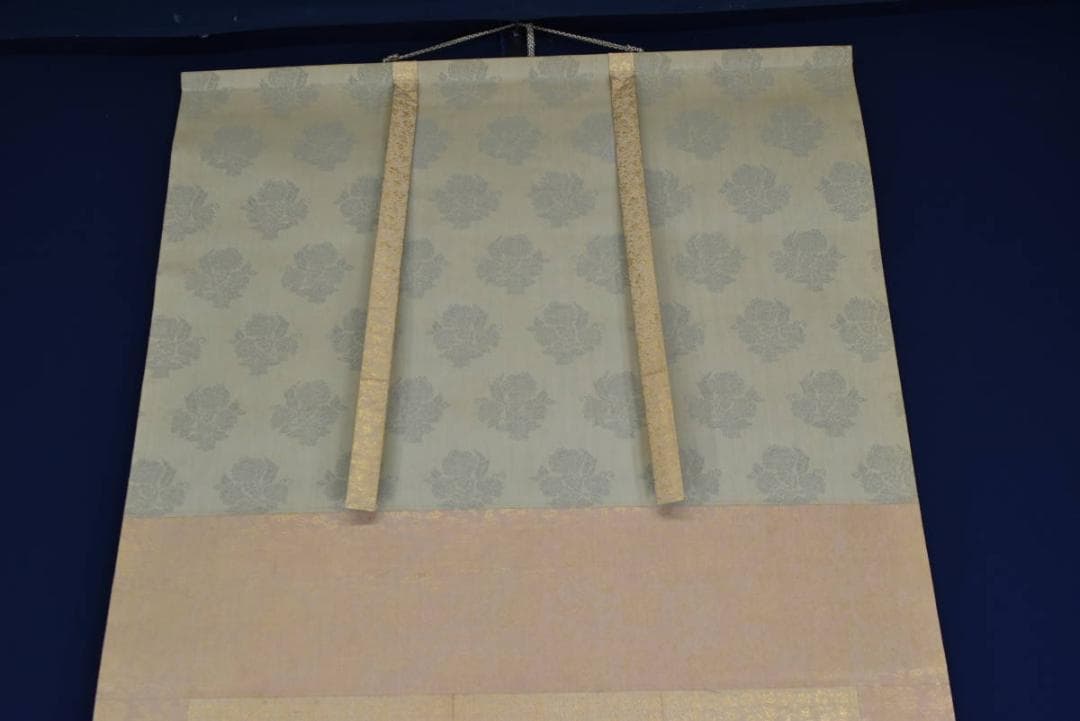 【真作】春篁/山水人物図/掛軸☆宝船☆AA-983