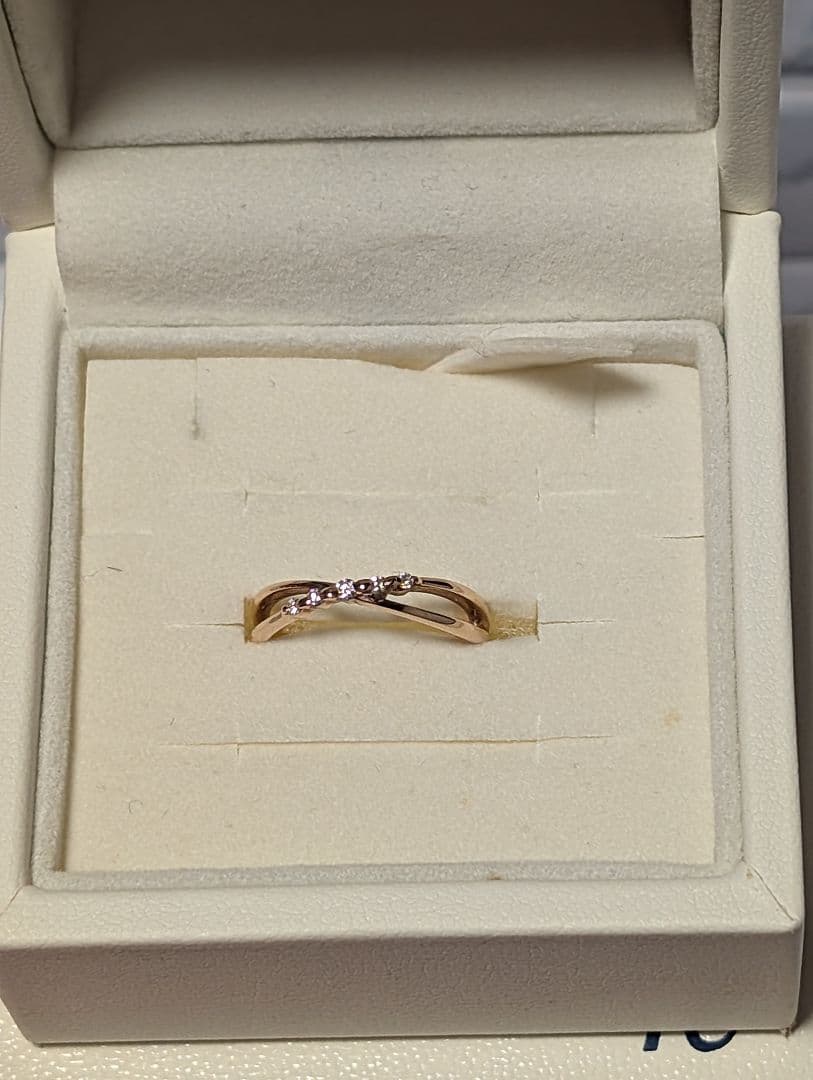 4°C ヨンドシー K10 ピンクゴールド ピンキーリング