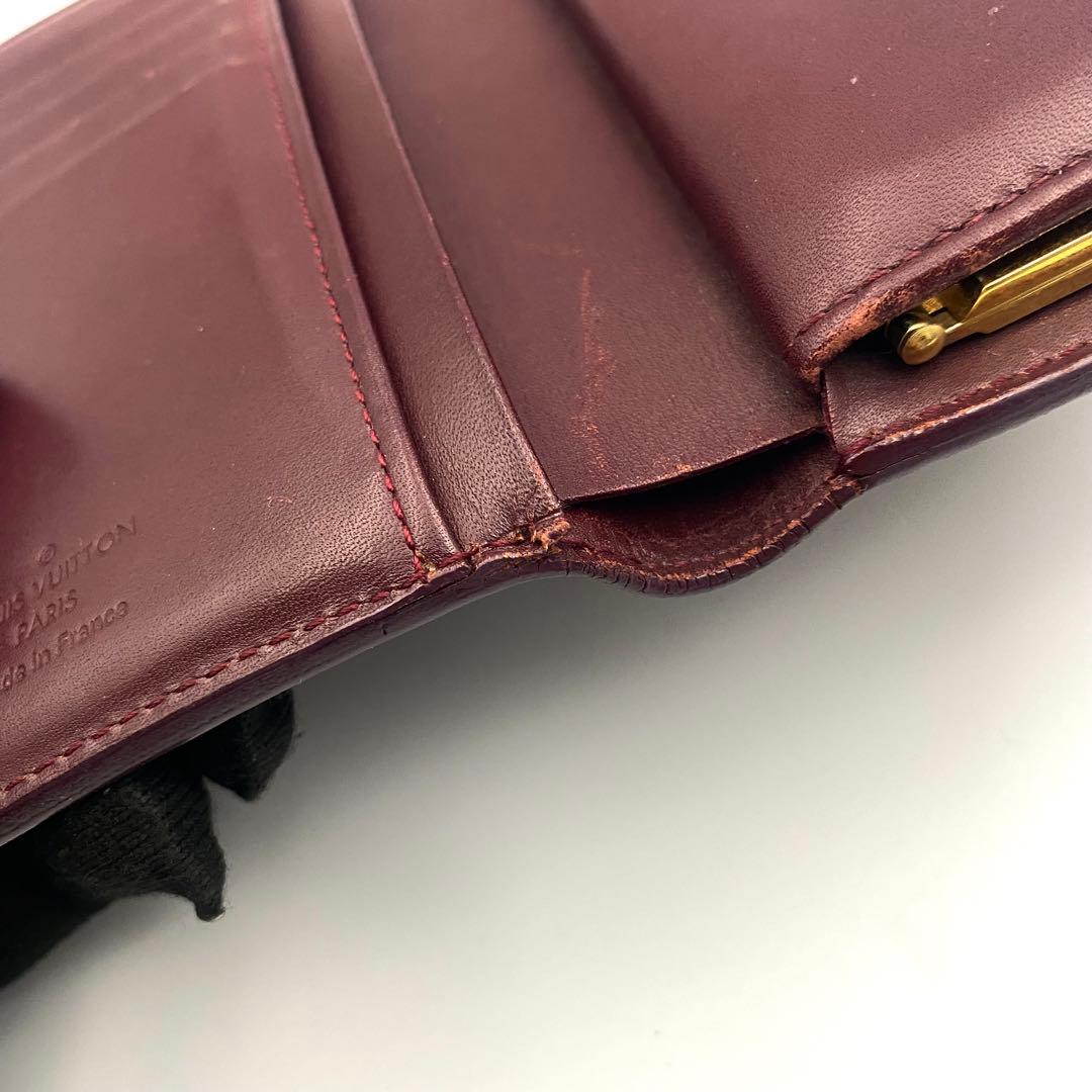 ルイヴィトン ヴェルニ ポルトフォイユ ヴィエノワ がま口 二つ折り財布 財布